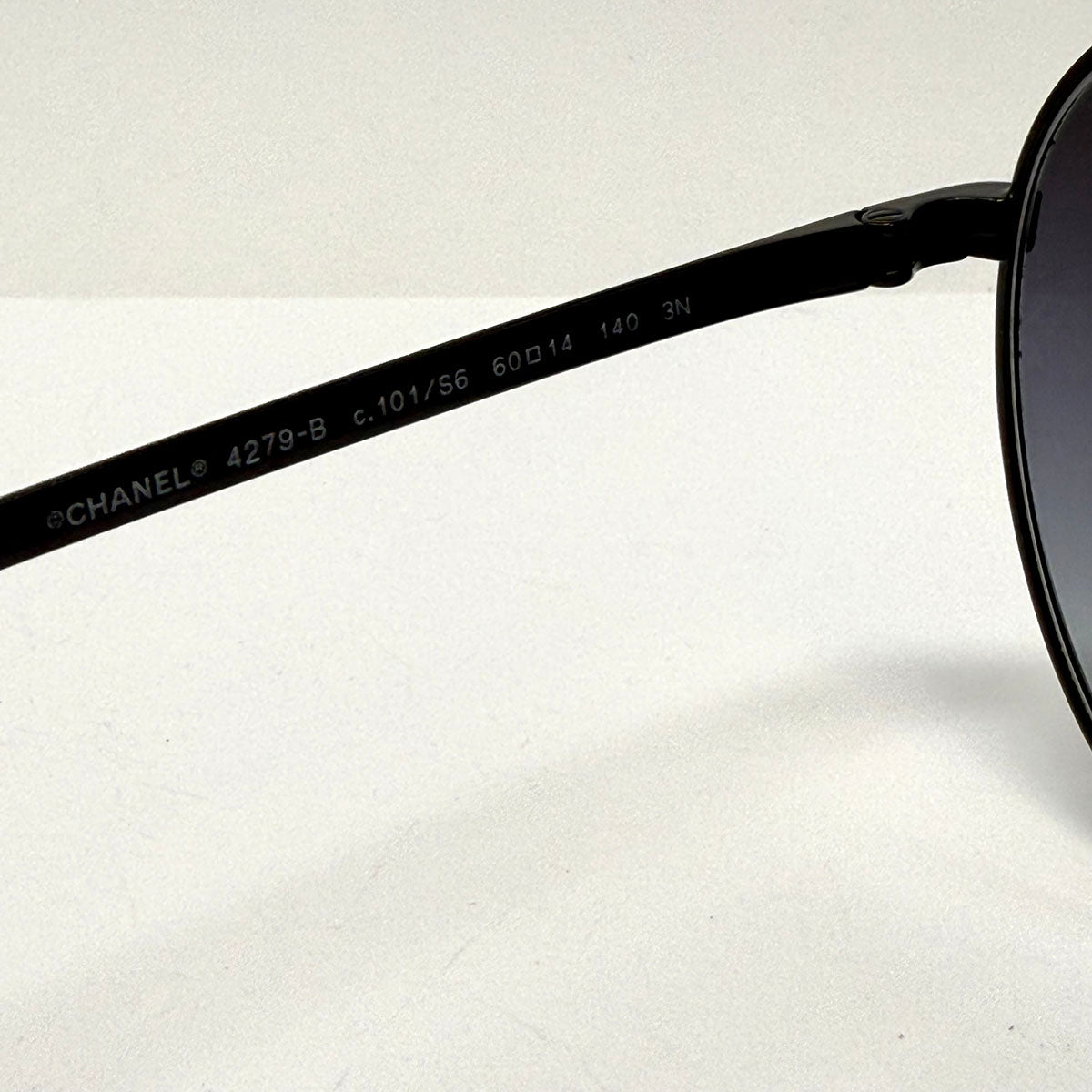Chanel Oversized Tinted Aviator Sunglasses