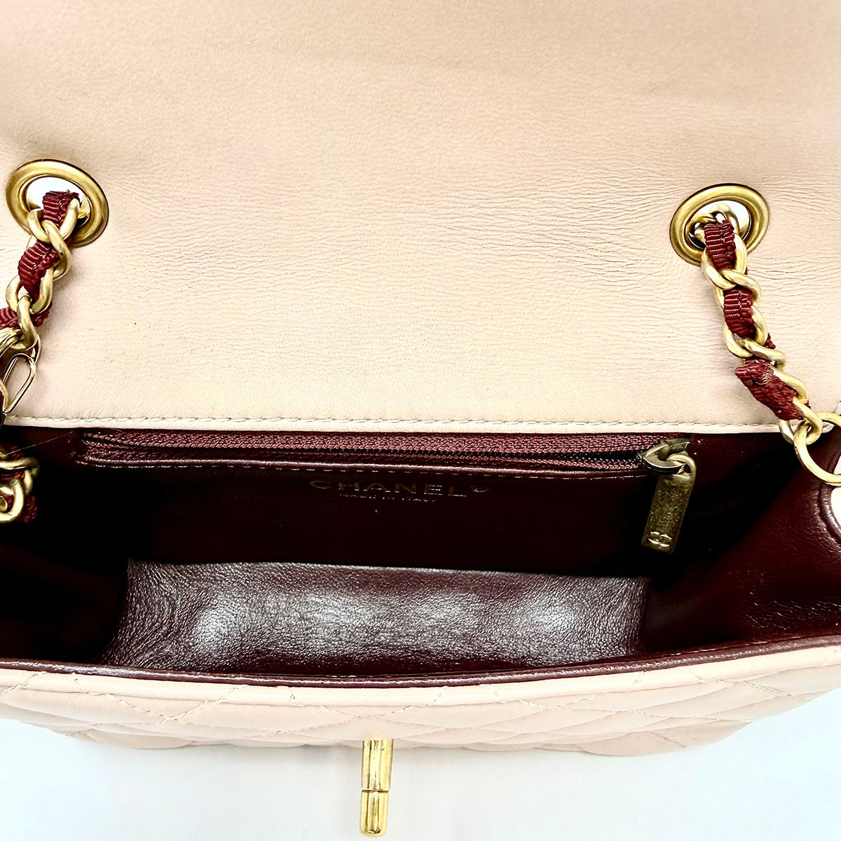Chanel Mini Two-tone Square Flap Bag