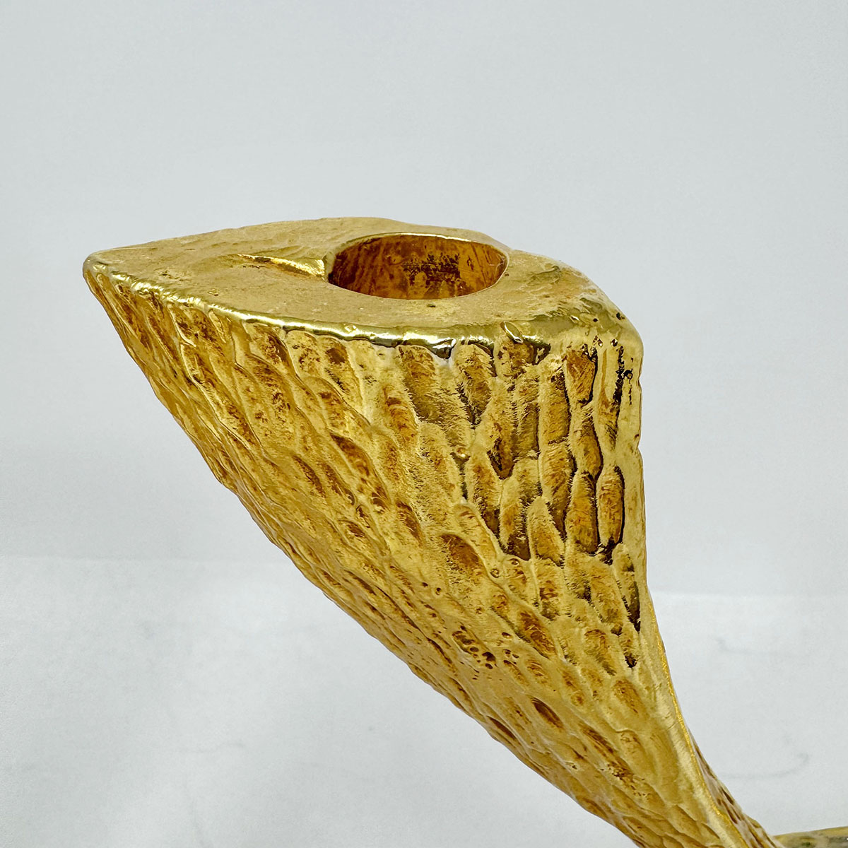 Pair of Brutalist Wishbone Candle Holders