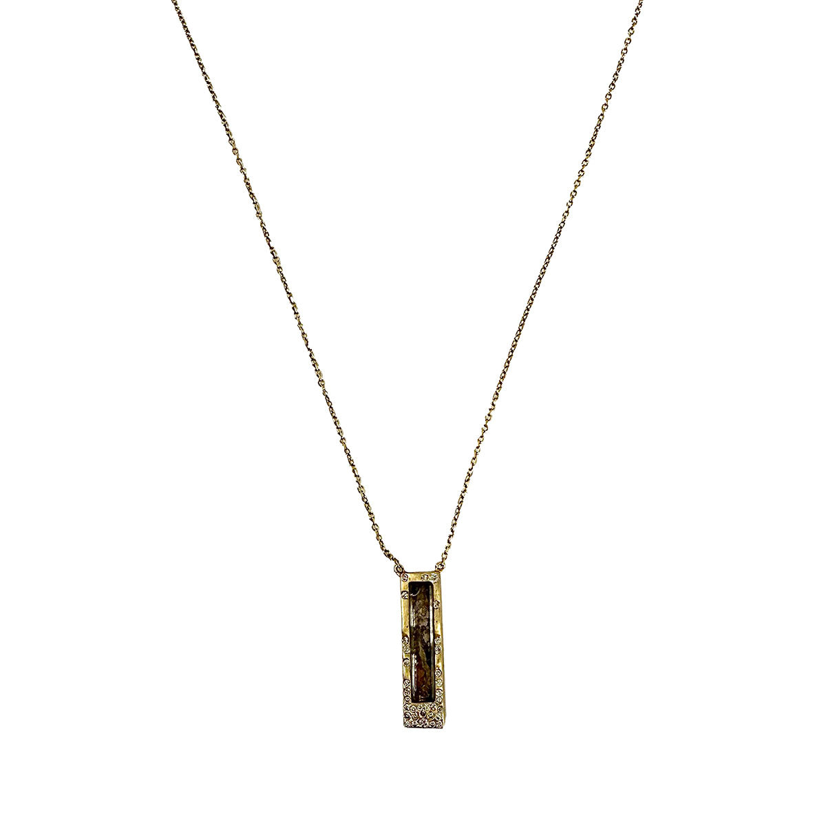 Darsana 14K Gold Diamond Pendant Necklace