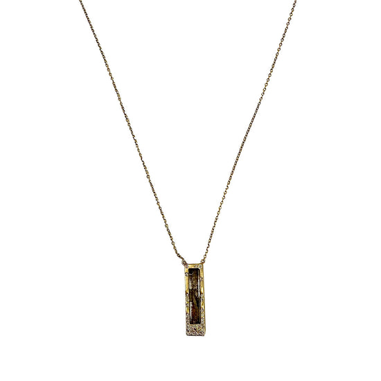 Darsana 14K Gold Diamond Pendant Necklace