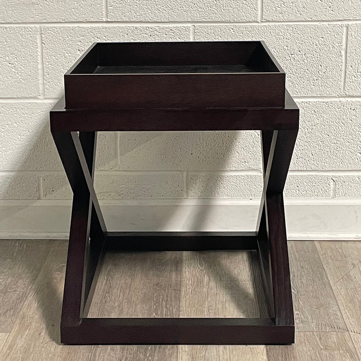 McArthur Side Table With A Crossover Frame