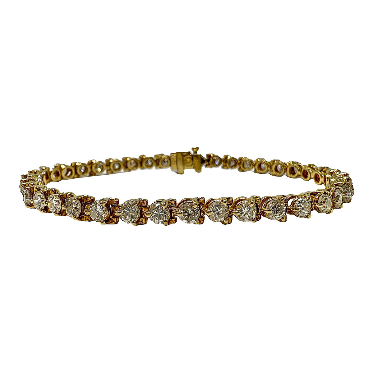 14K Gold Diamond Tennis Bracelet