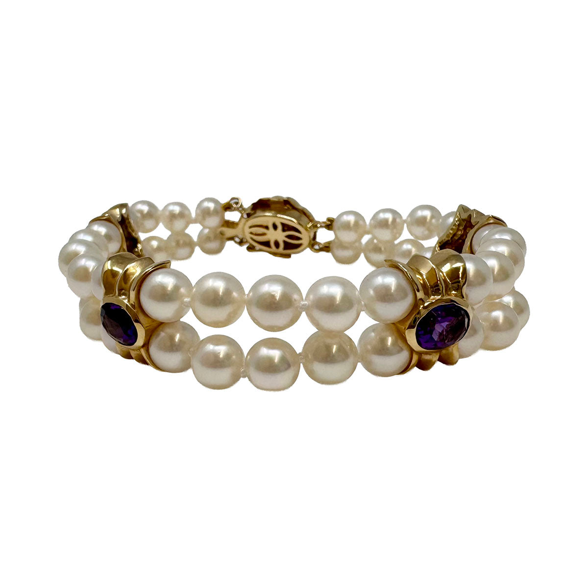 Pearl and Amethyst Bracelet