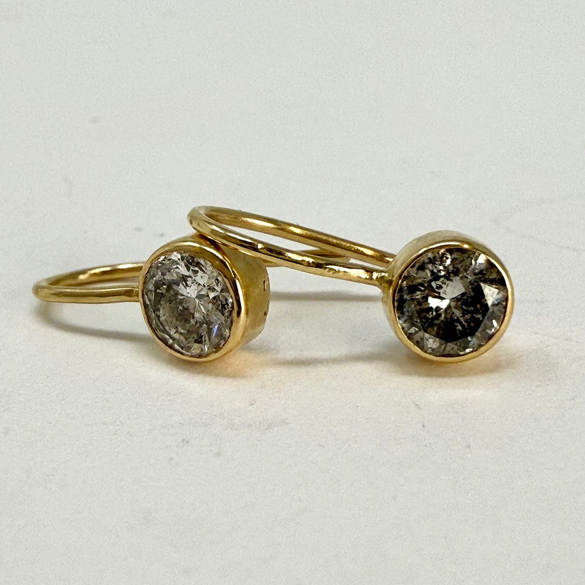 18K Gold Drop Earrings