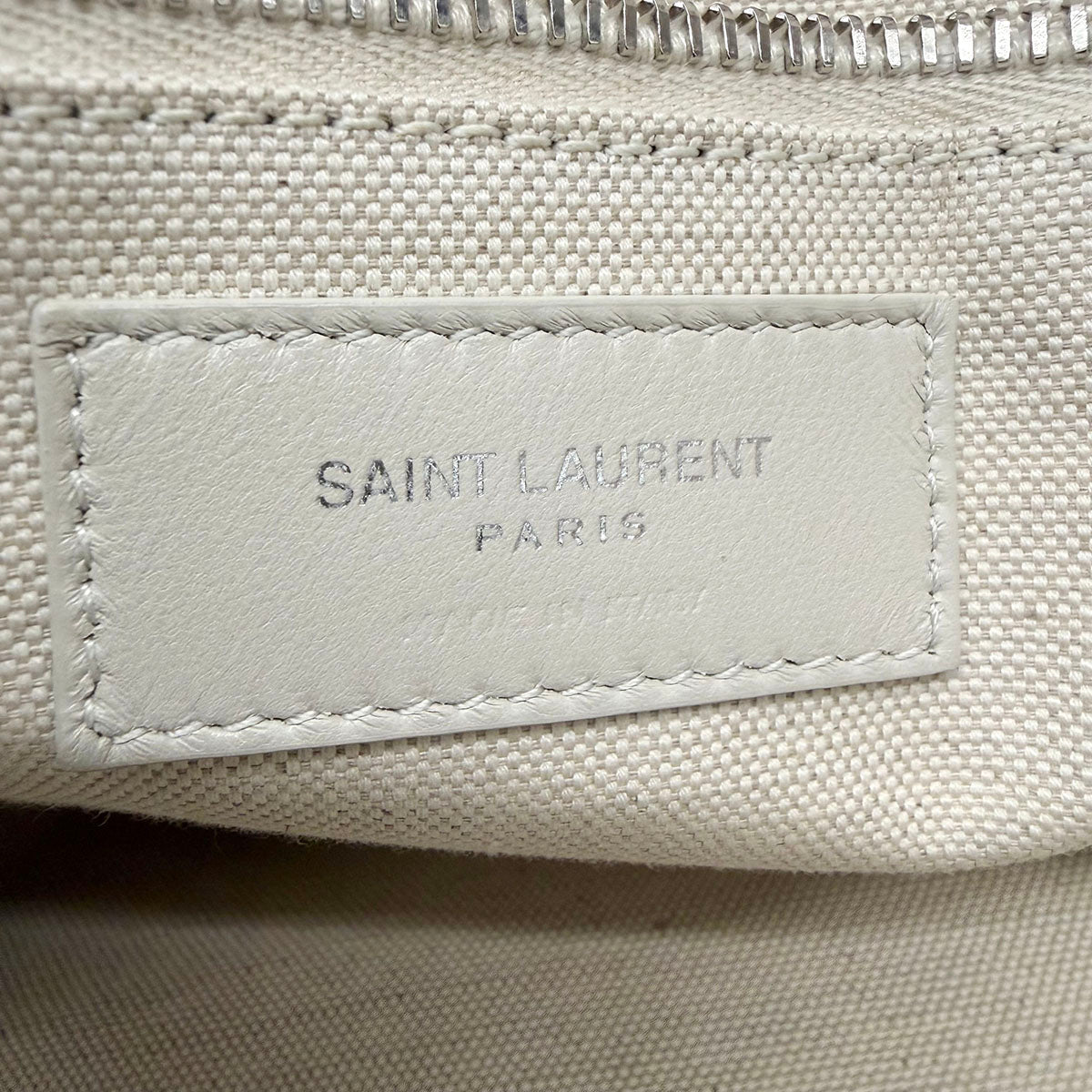 Saint Laurent "Rive Gauche" Canvas Vertical Tote