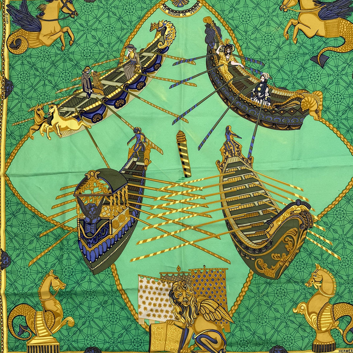 Hermes "Les Bissone de Venise" Scarf
