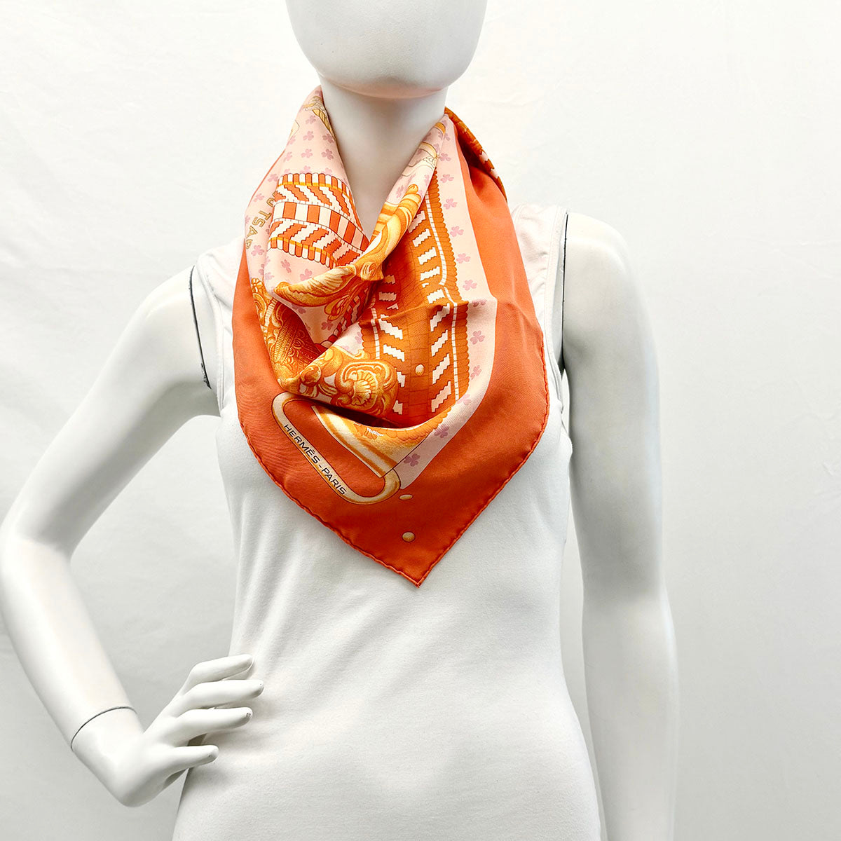 Hermes "Boucles et Galon du Tsar" Scarf