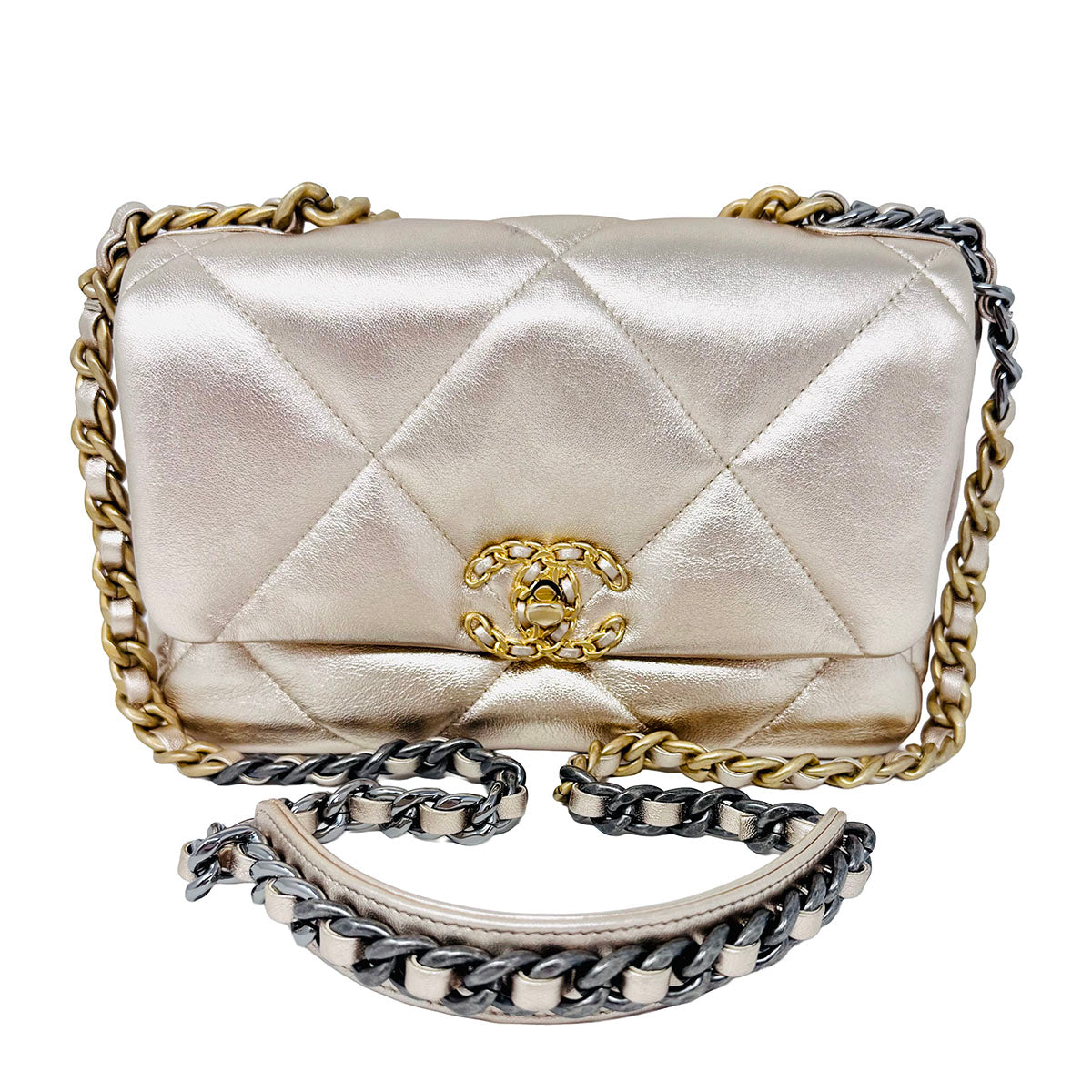Chanel Gold 19 Flap Bag