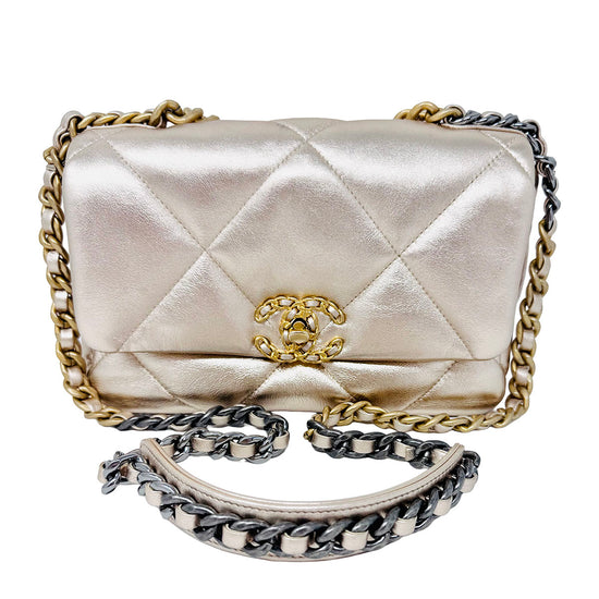 Chanel Gold 19 Flap Bag