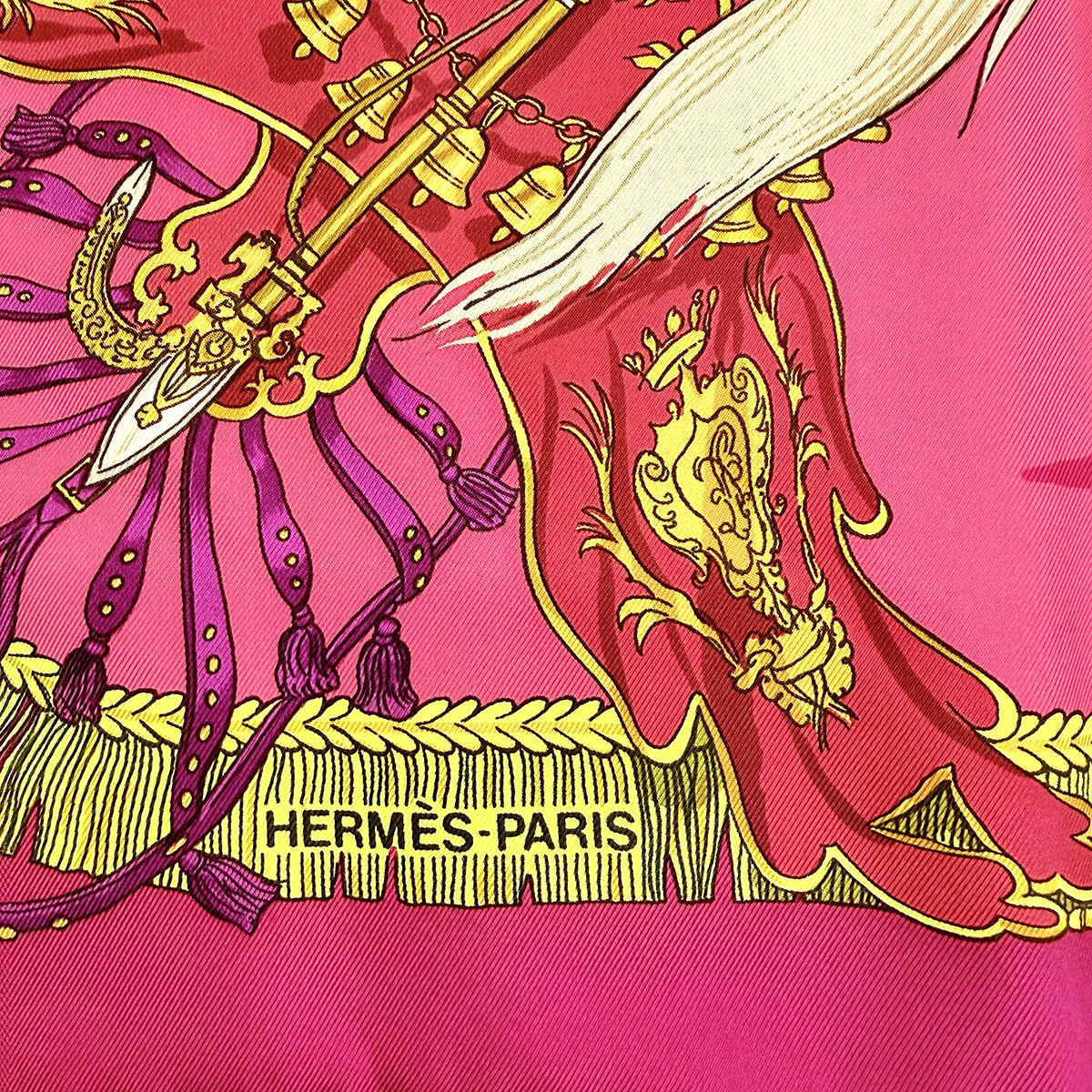 Hermes "Caparacons de la France et L"Indii" Scarf