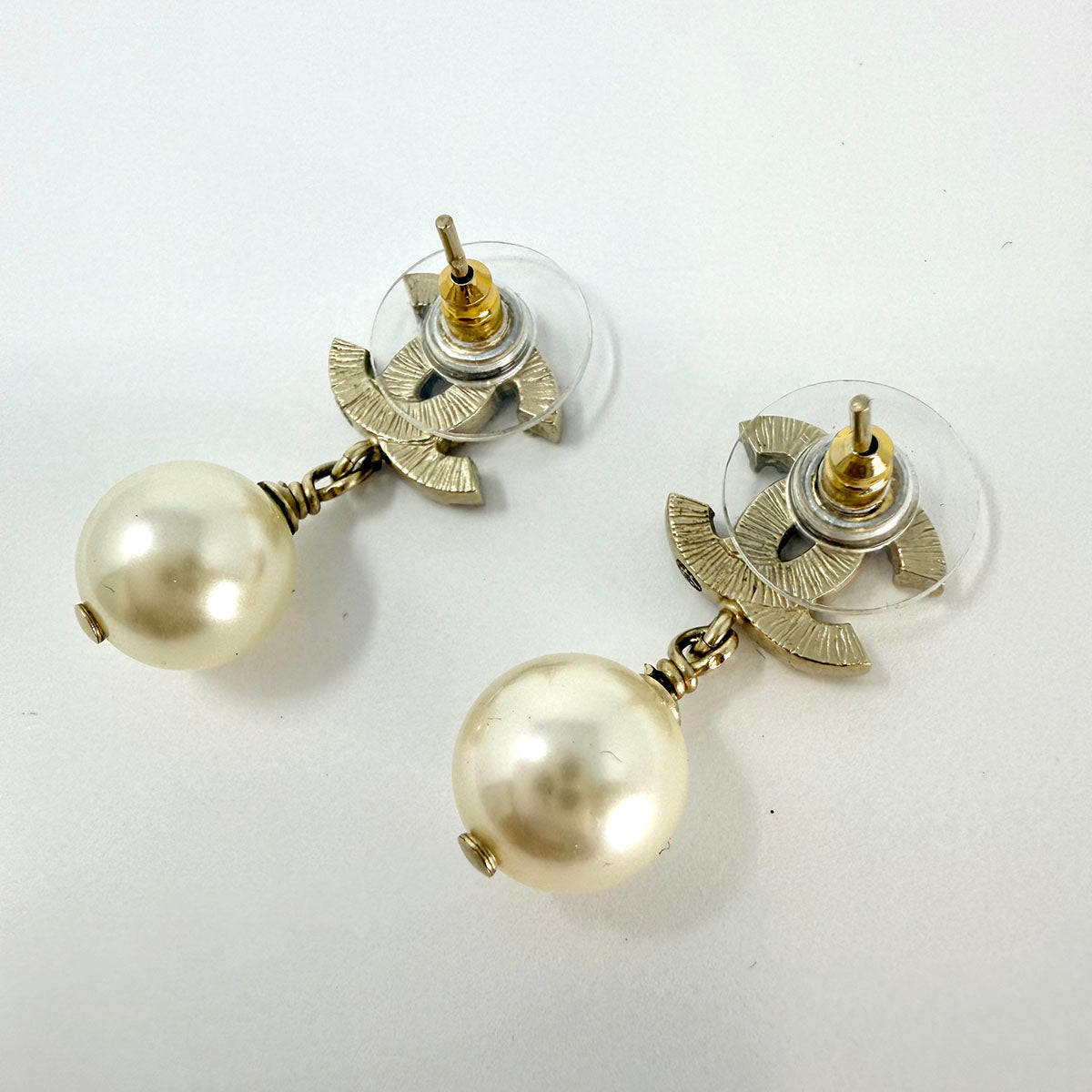 Chanel Pearl Drop Earrings