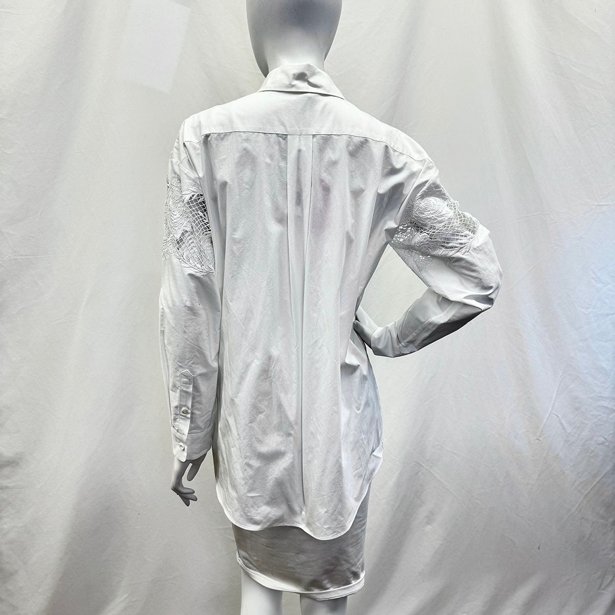 Adam Lippes Cut-out and Embroidered Blouse