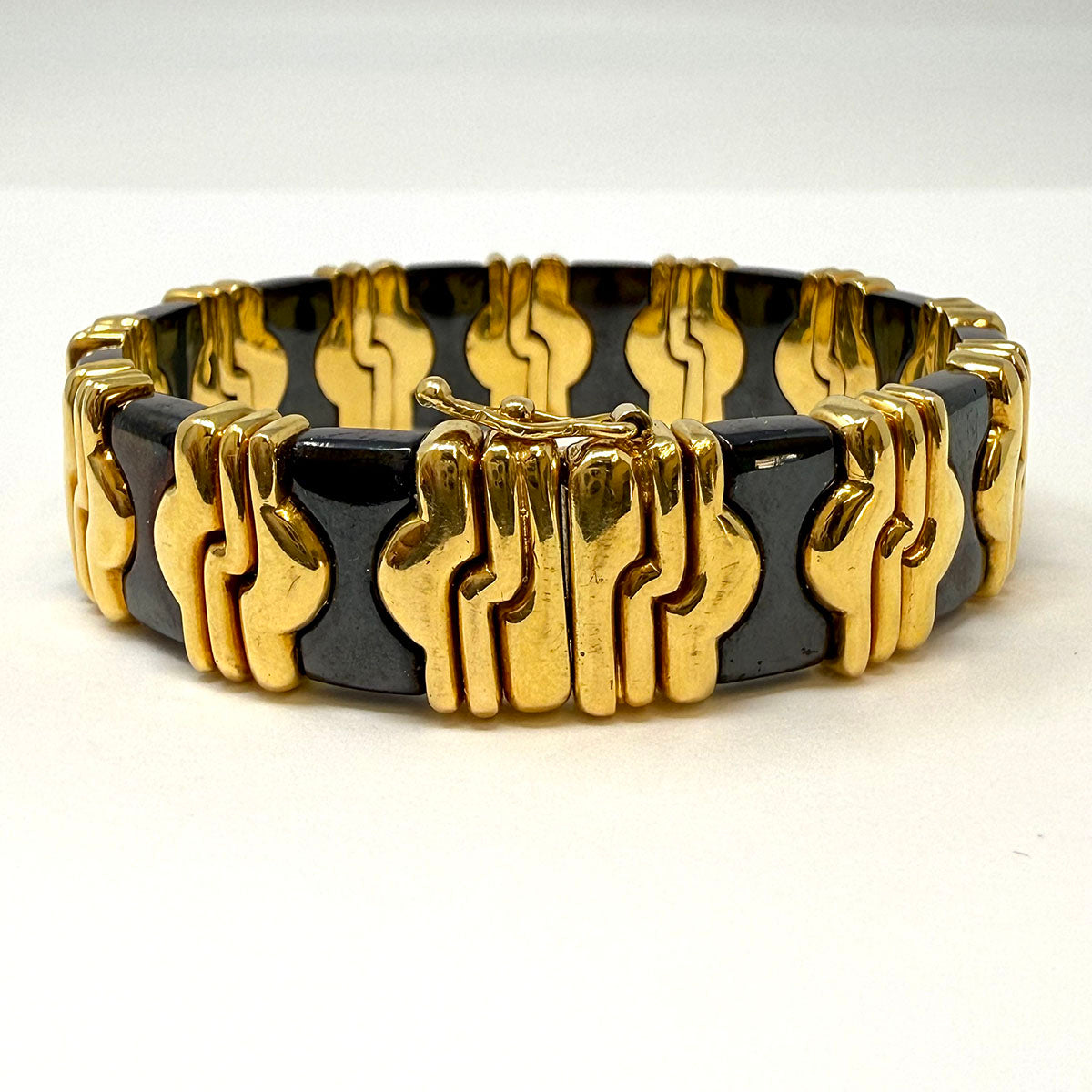 18K and Steel Bracelet