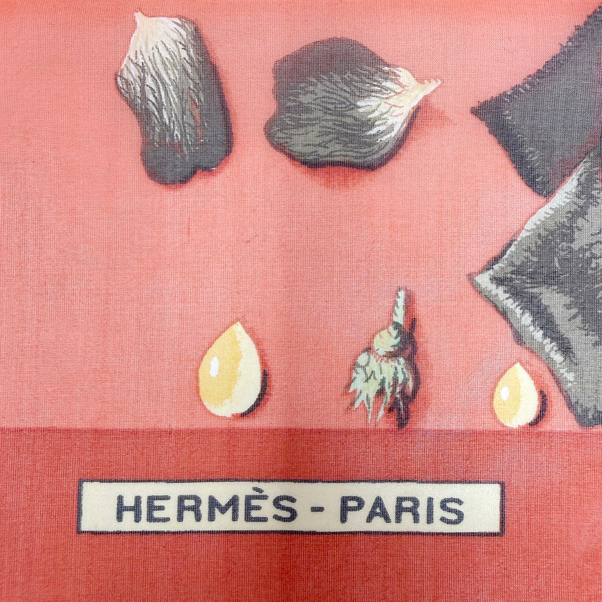 Hermes "La Rosee" Mousseline Scarf