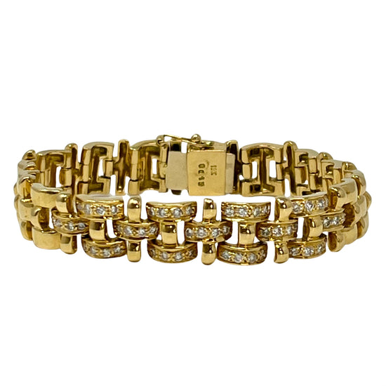 18K Gold Bracelet with Diamonds