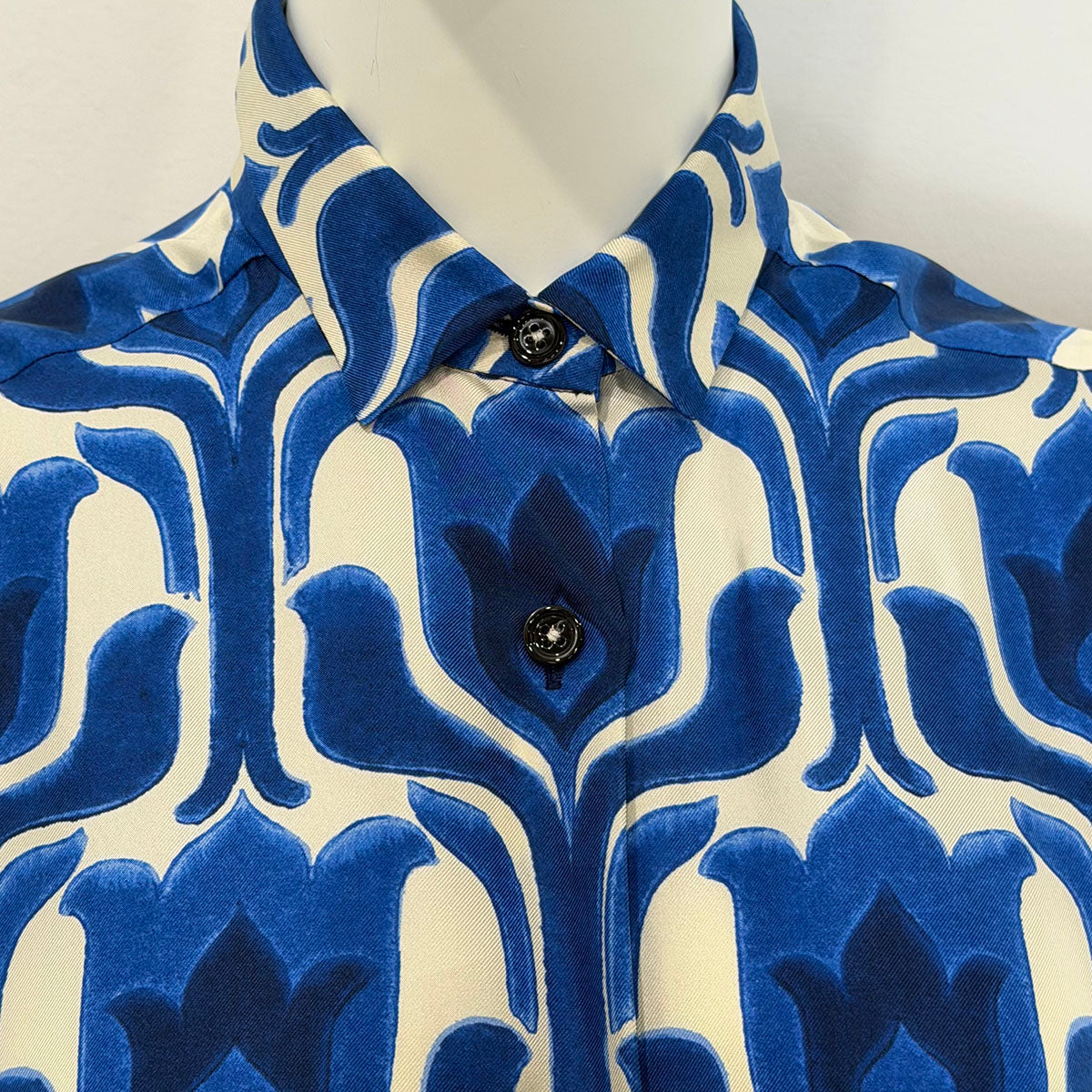 Odeeh Midi Silk Print  Dress with Belt