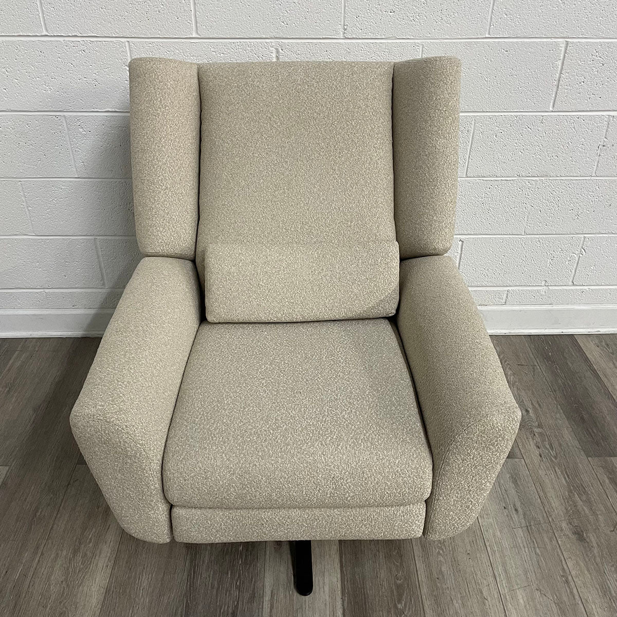 RH Upholstered  Swivel Recliner
