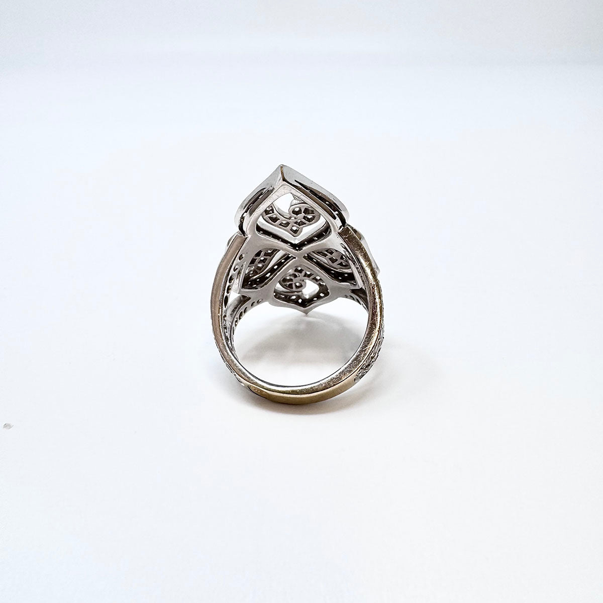Luca Carati 18K White Gold Diamond Ring