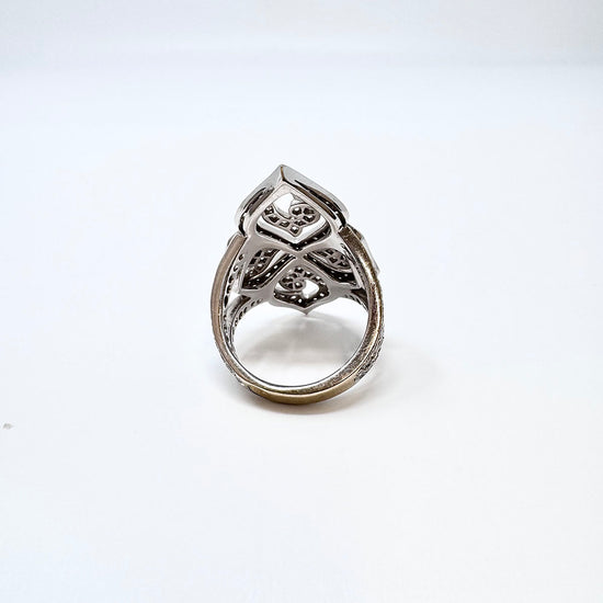 Luca Carati 18K White Gold Diamond Ring