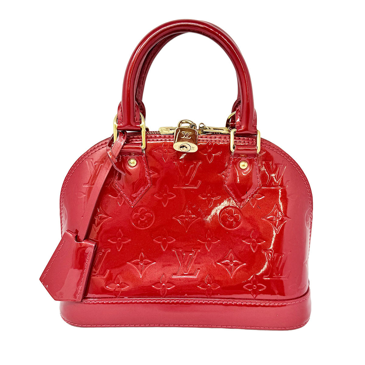 Louis Vuitton Monogram Alma Vernis Handle Bag