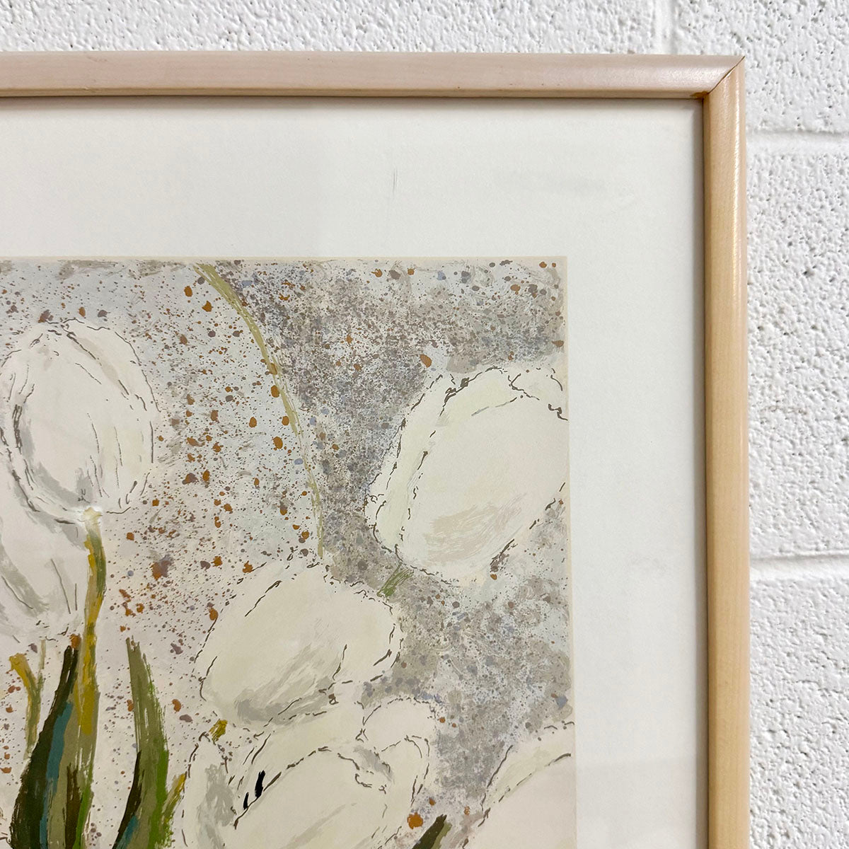 Framed Still life Serigraph Signed