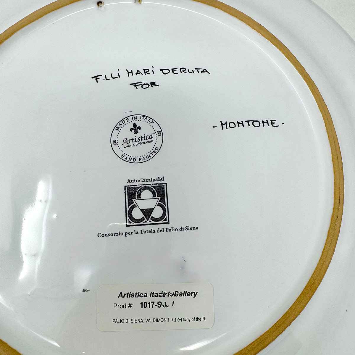 Deruta Hand painted Wall plate