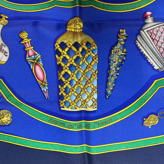 Hermes "Qu'importe le Flacon" Silk Scarf