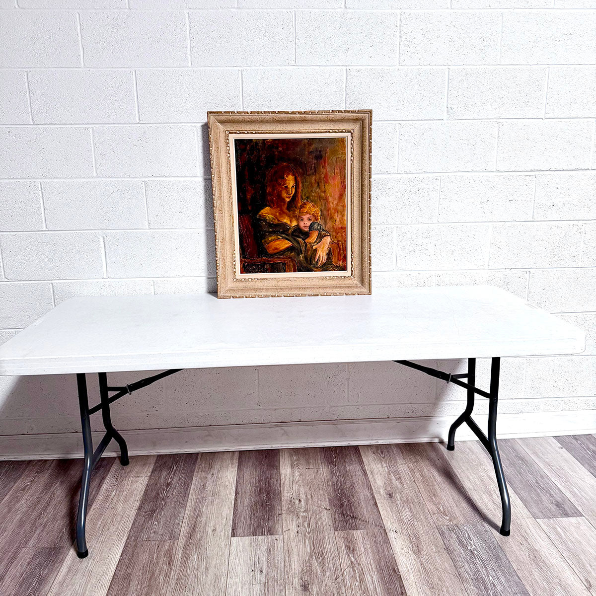 "Mother and Child" Signed