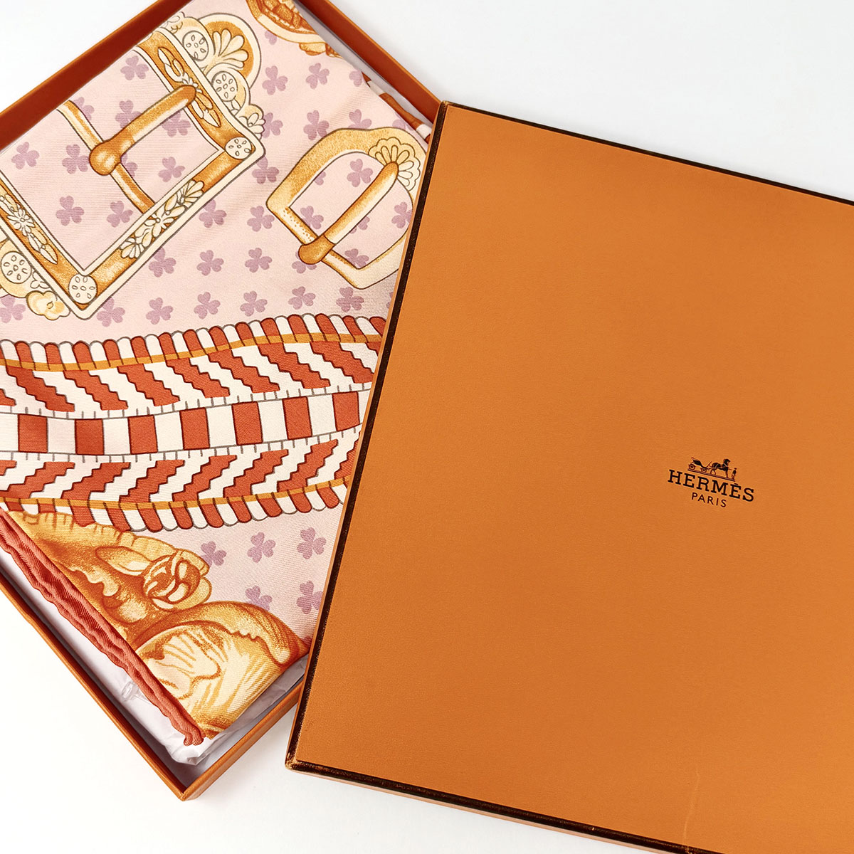Hermes "Boucles et Galon du Tsar" Scarf
