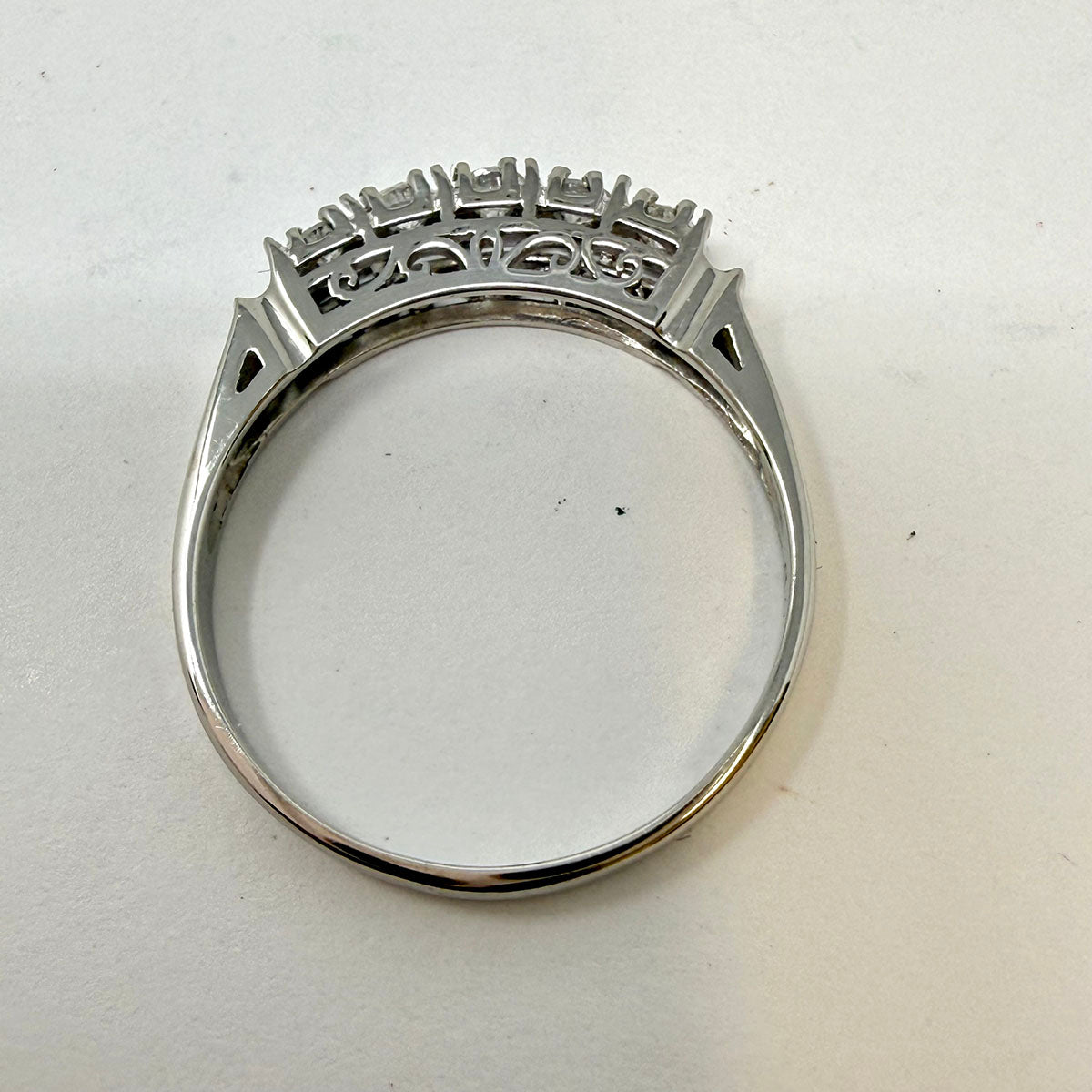 Platinum and Diamond Ring