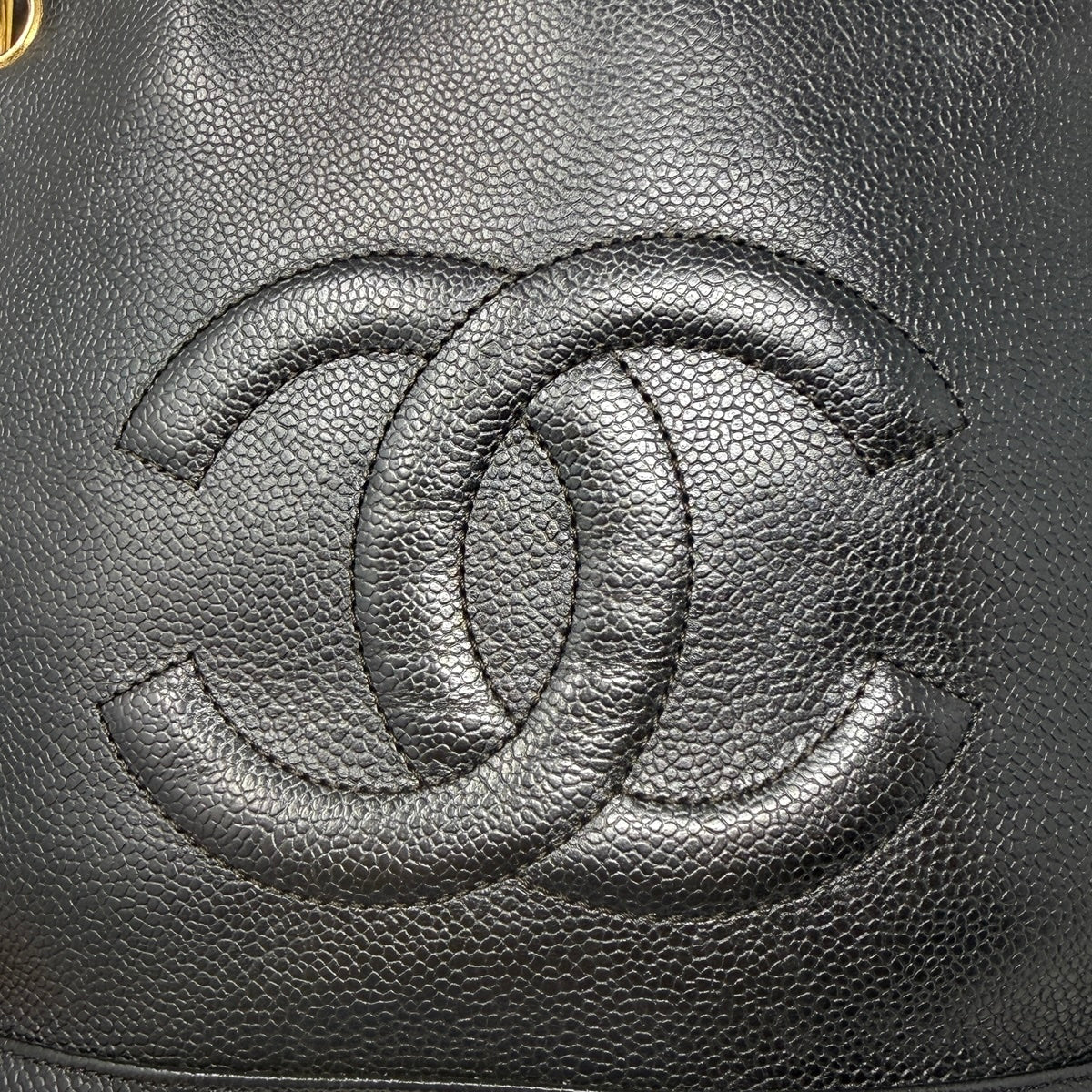 Chanel Vintage CC Shopping Tote