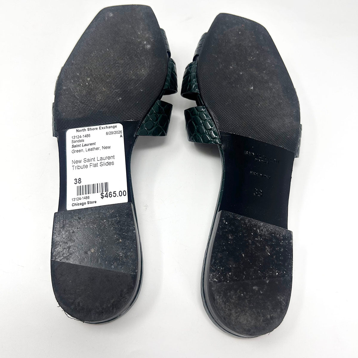 Saint Laurent Tribute Flat Slides