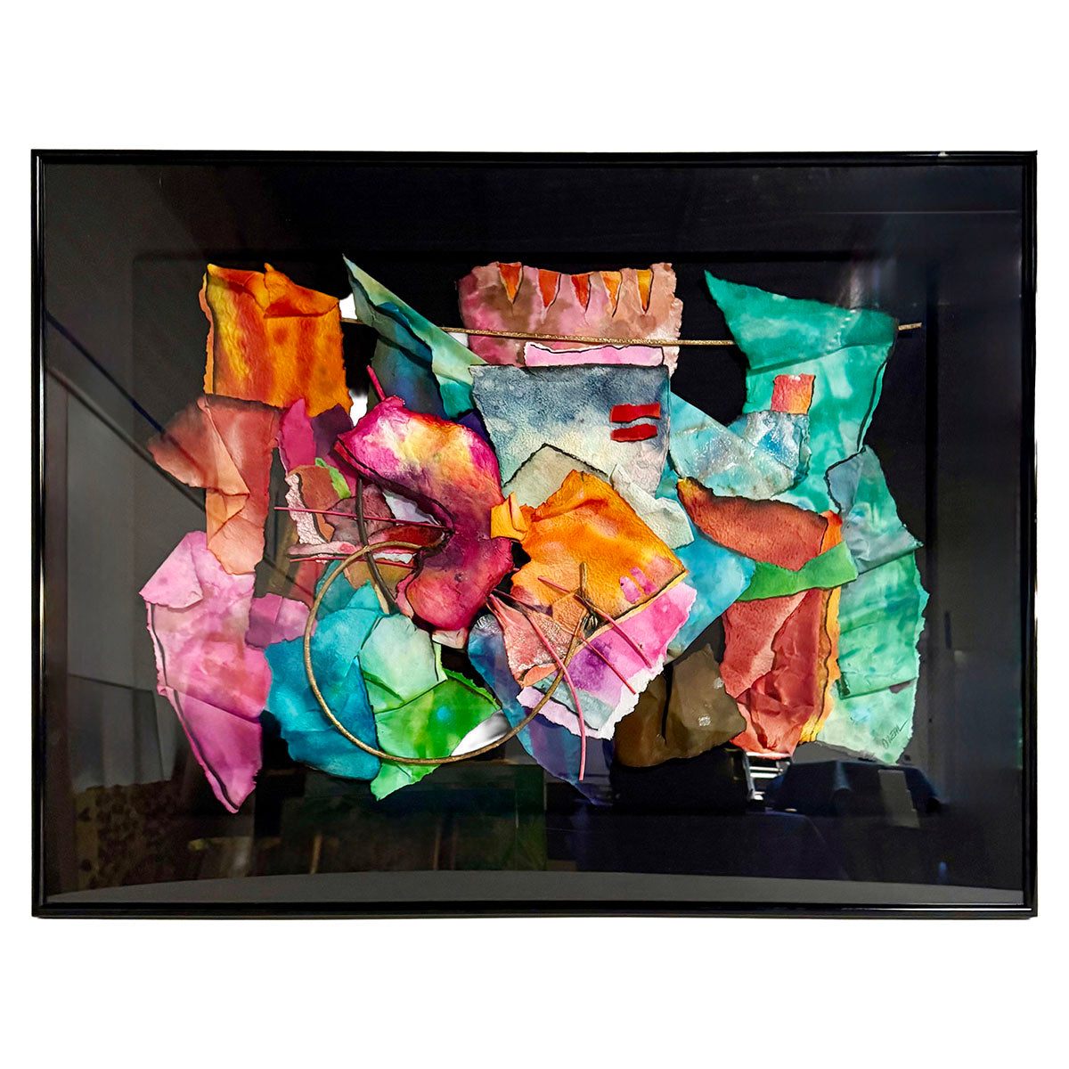 "Rapture #24" Mixed Media Watercolor, Signed