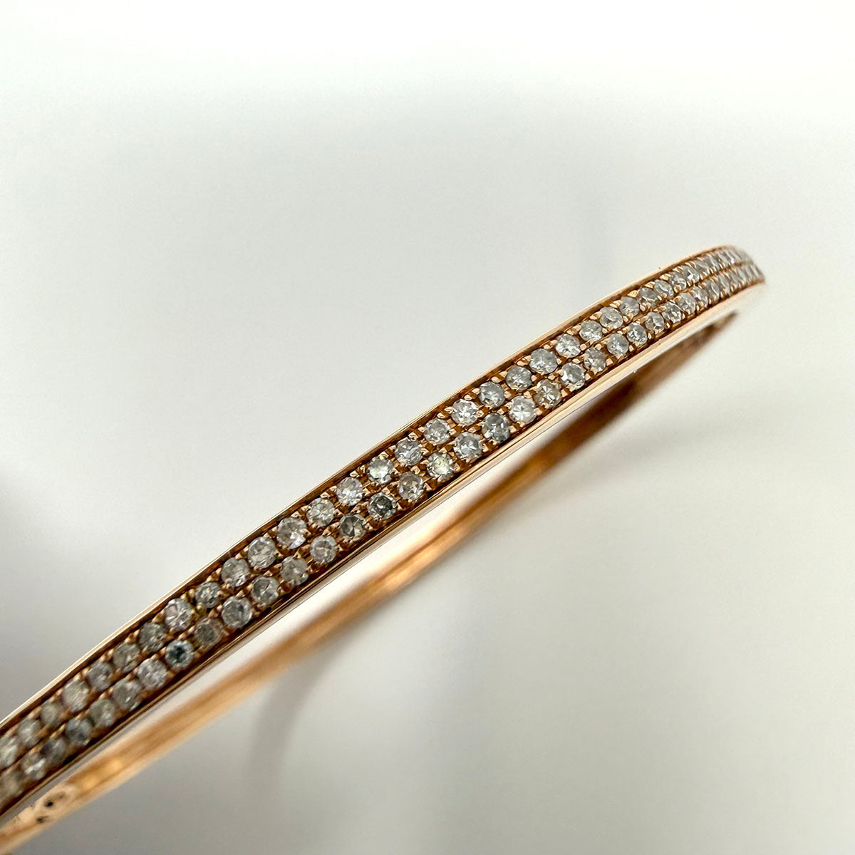 EFFY 14K Rose Gold Hinged Diamond Bracelet