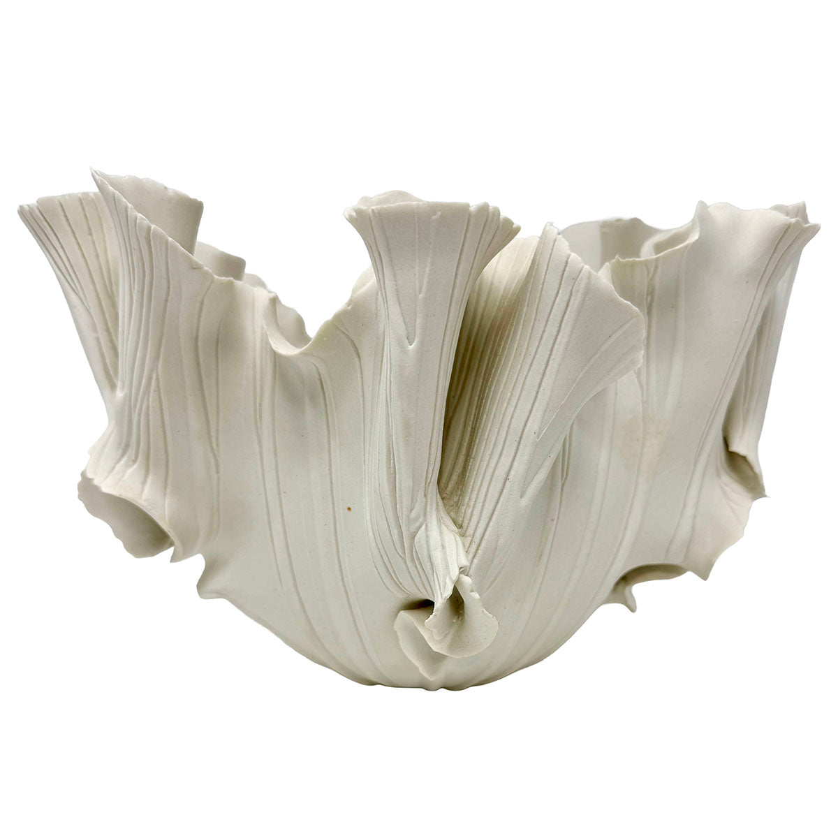 Abstract Sculpture Vase, Signed and Dated 1983