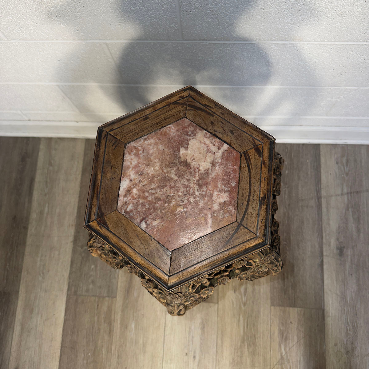 Carved Side Table