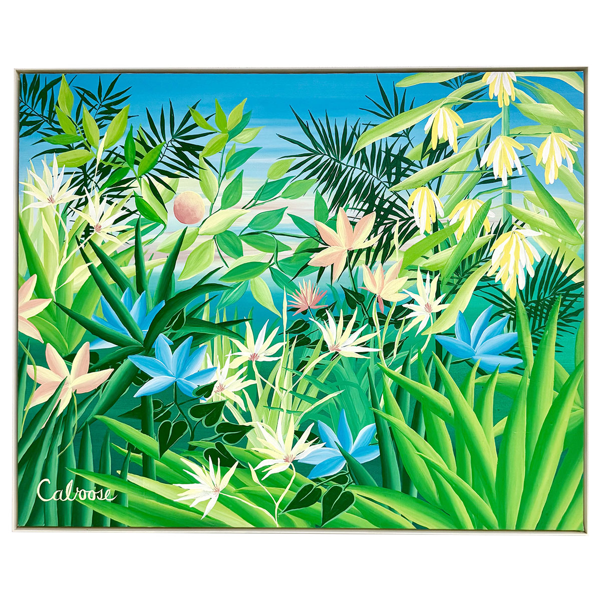 "Tropical Paradise I", Signed