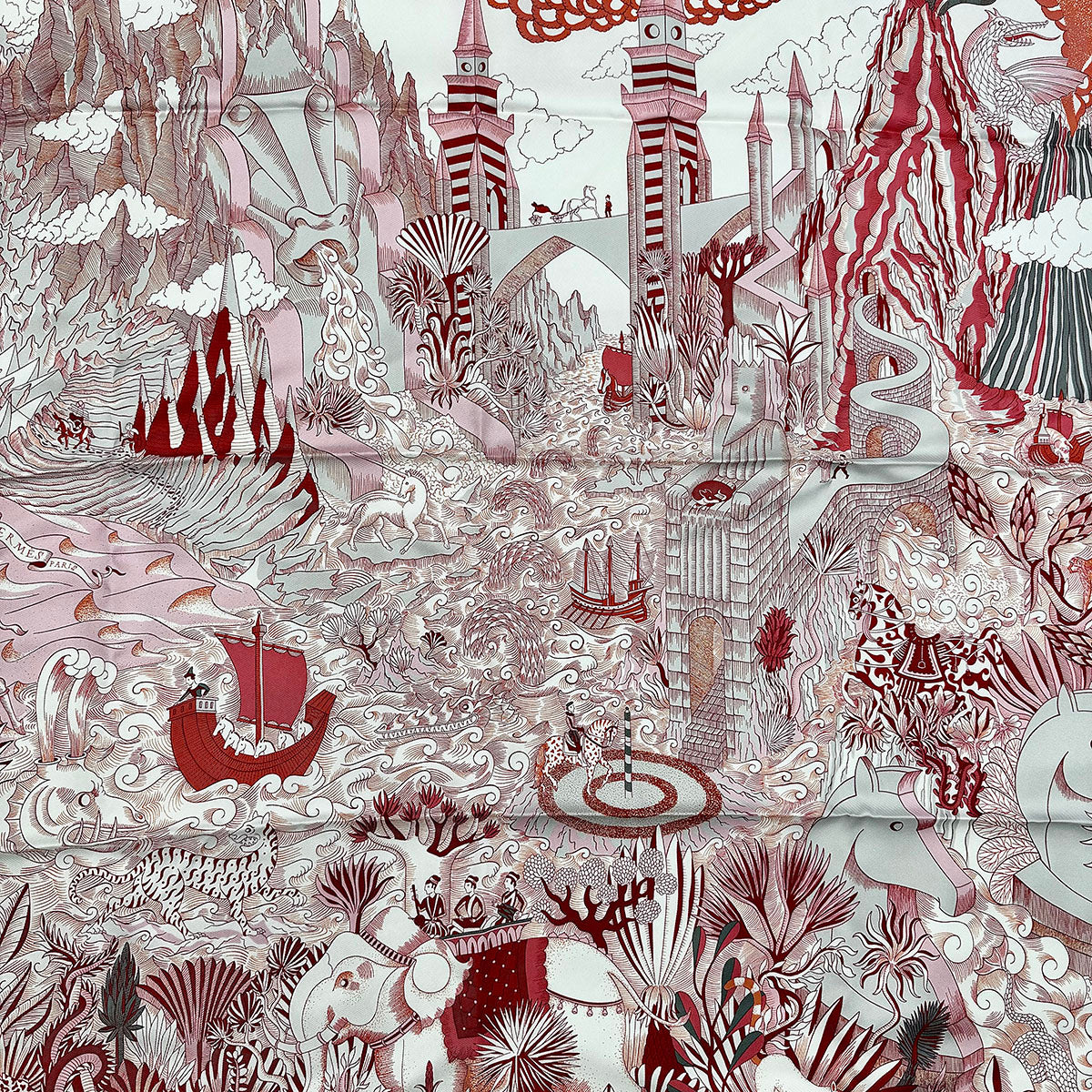 Hermes "Cosmographia Universalis" Scarf