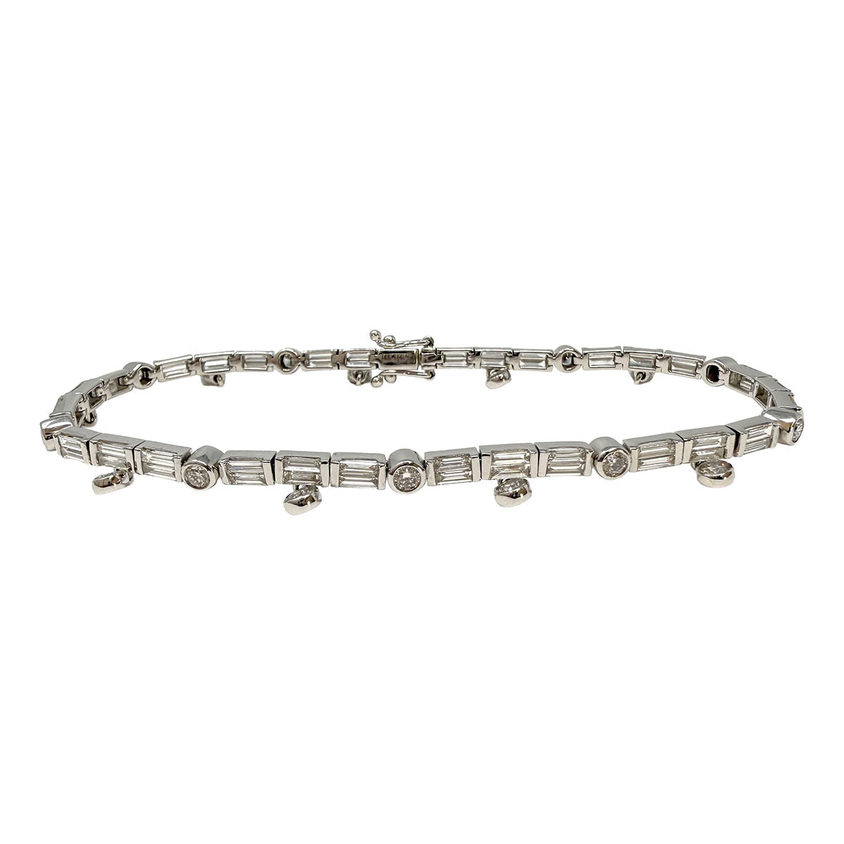 18K White Gold Diamond Bracelet