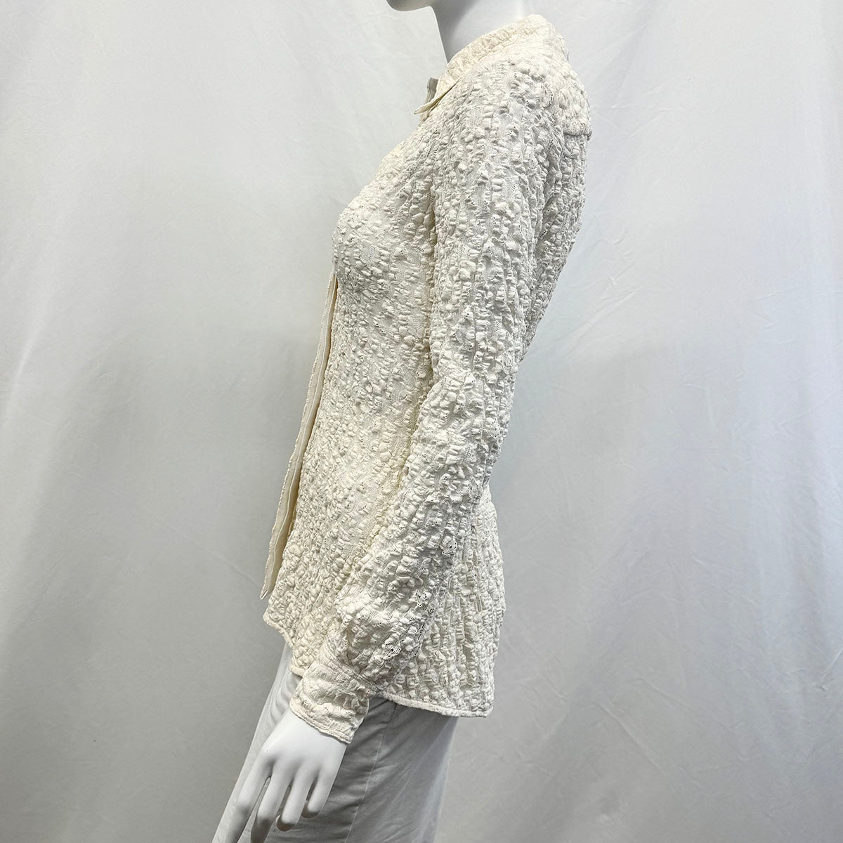 Victoria Beckham Cloque Lace Blouse