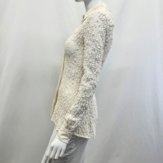 Victoria Beckham Cloque Lace Blouse