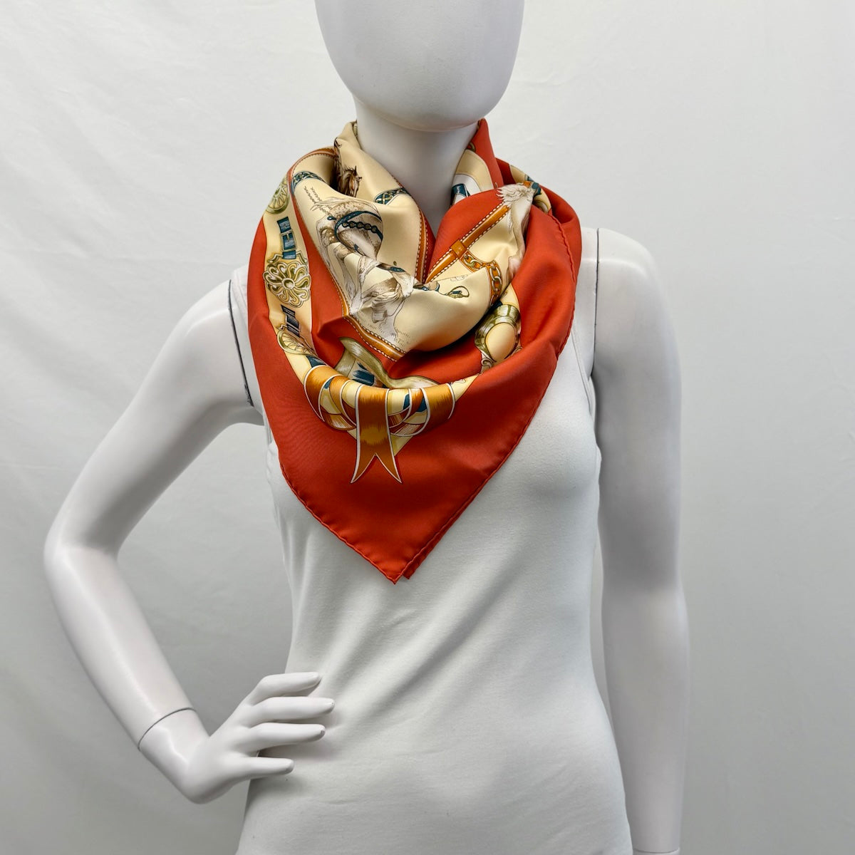 Hermes "Chevaux de Trait" Scarf