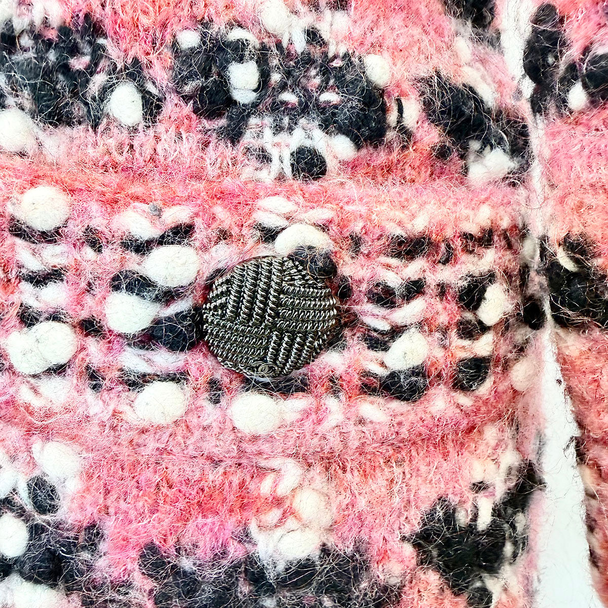 Chanel 2015 3/4 Sleeve Wool Coat