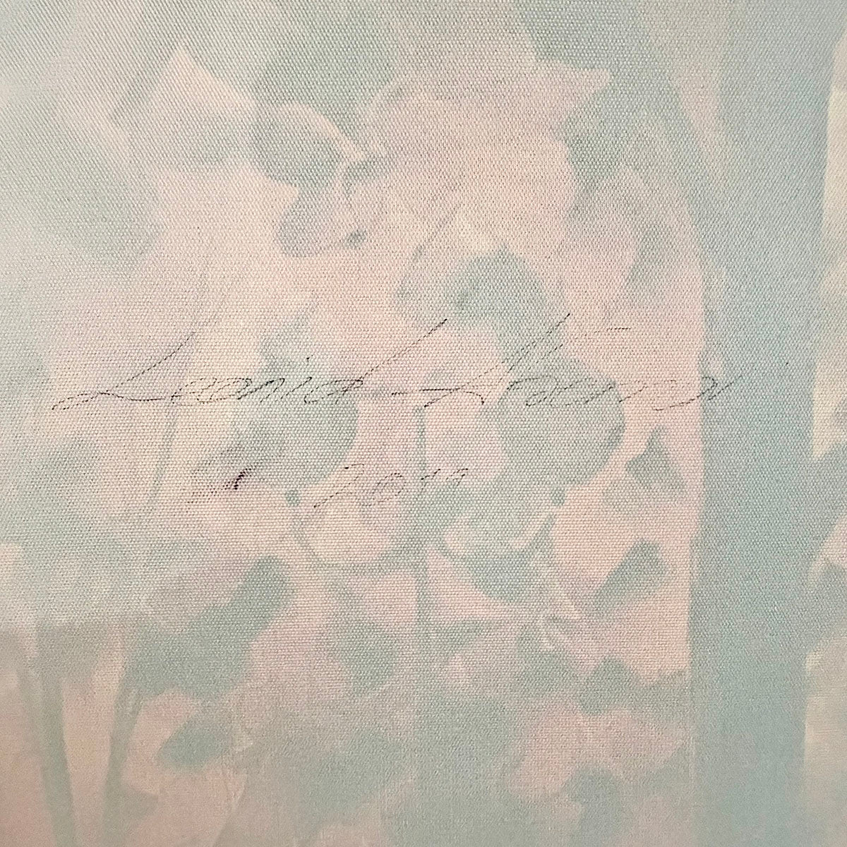 "Rain's Rustle in the Park" Signed on Reverse (COA)