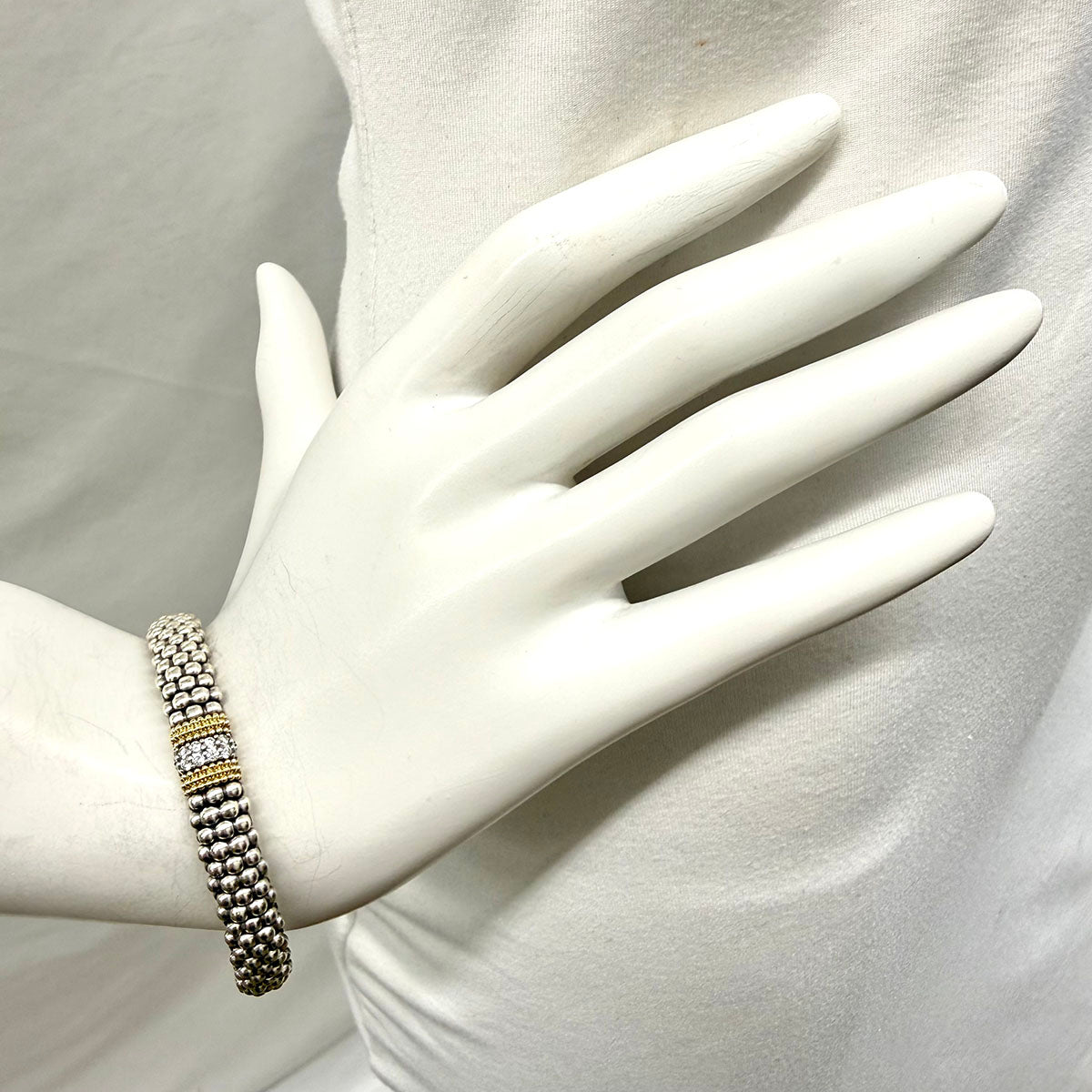 Lagos Diamond Caviar Bracelet