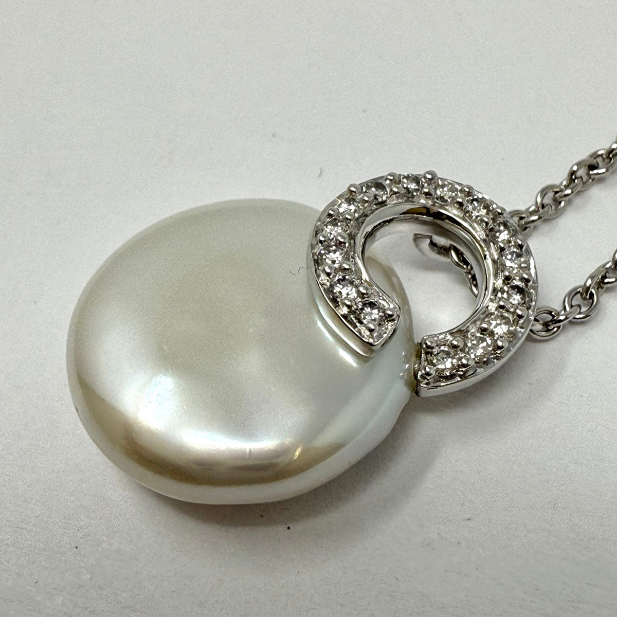 Pearl and Diamond Necklace