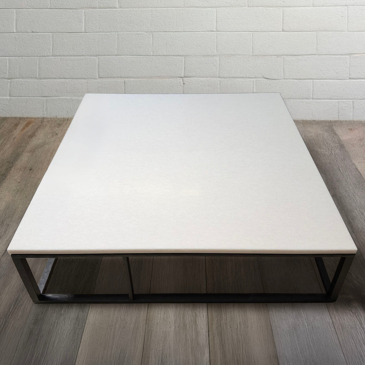 White Stone Top Coffee Table