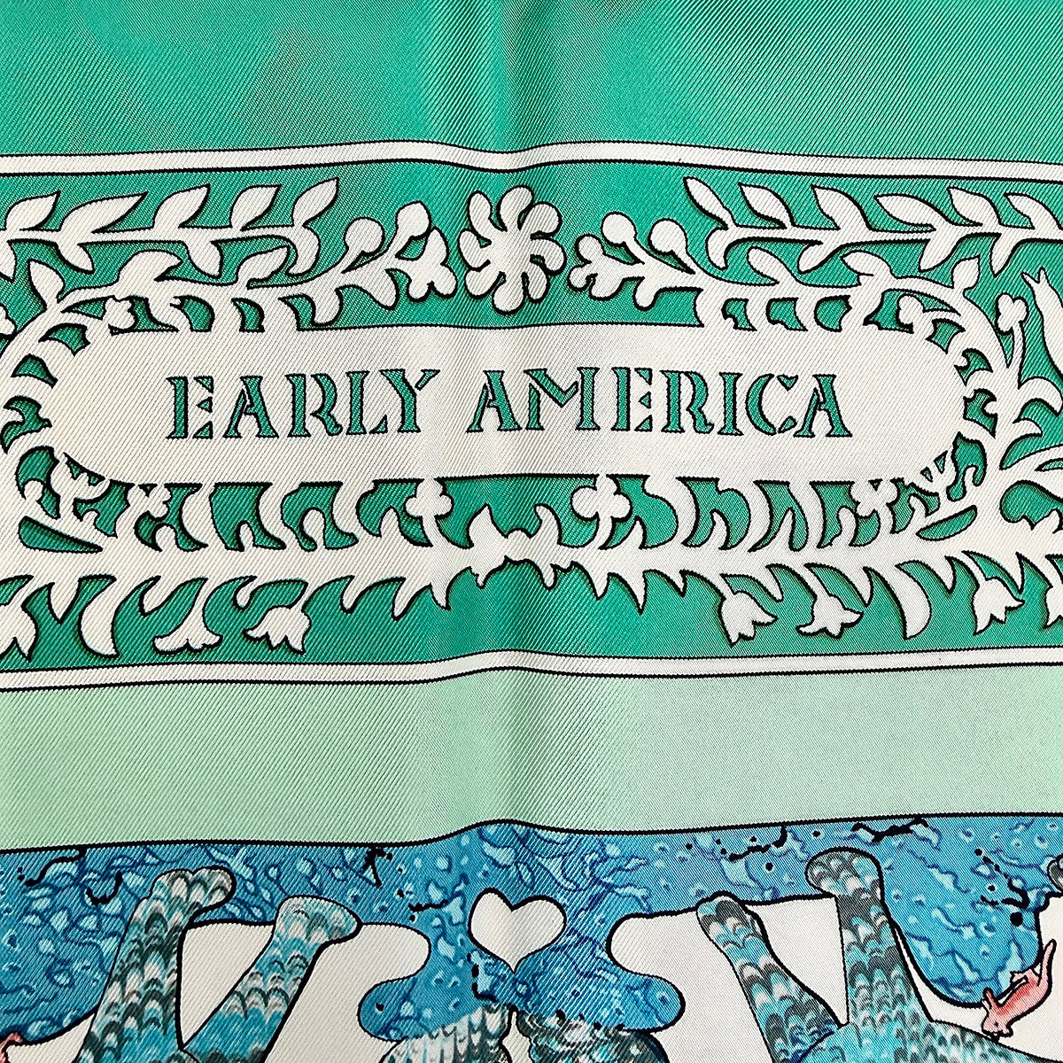 Hermes "Early America" Scarf