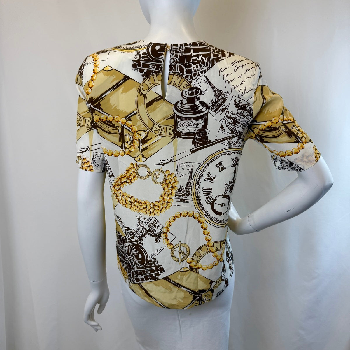Celine Blouse with Pearl Design